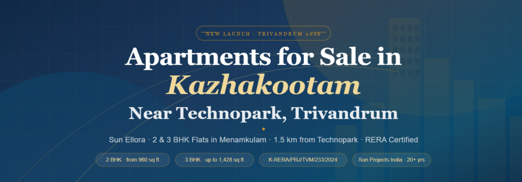 3bhk apartments near technopark